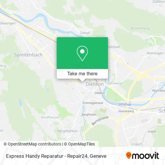 Express Handy Reparatur - Repair24 map