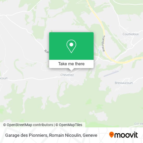 Garage des Pionniers, Romain Nicoulin map
