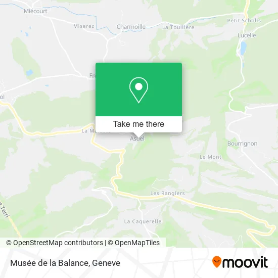 Musée de la Balance map