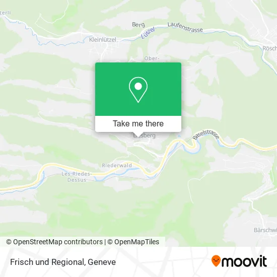 Frisch und Regional map