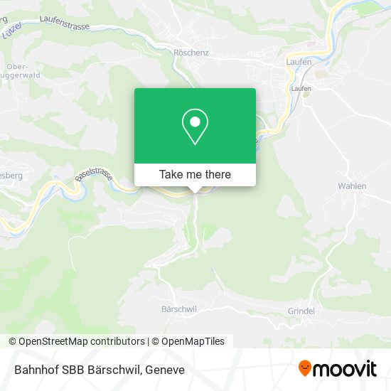 Bahnhof SBB Bärschwil map
