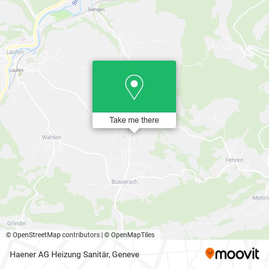 Haener AG Heizung Sanitär map