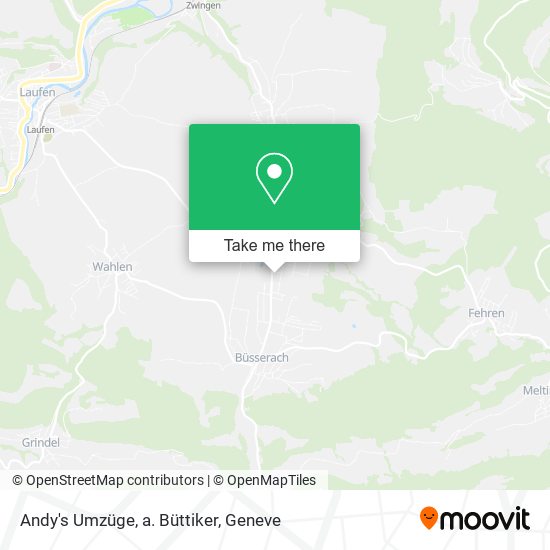 Andy's Umzüge, a. Büttiker map