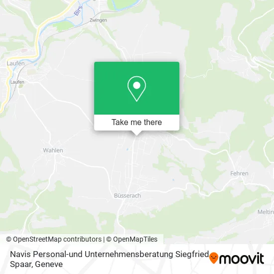 Navis Personal-und Unternehmensberatung Siegfried Spaar map