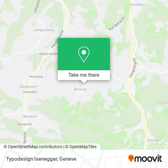 Typodesign Isenegger map