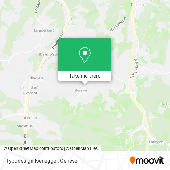 Typodesign Isenegger map