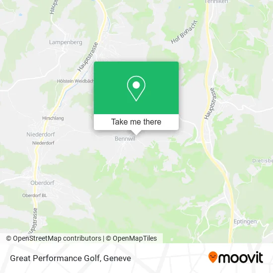 Great Performance Golf map