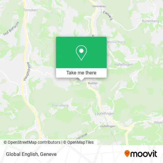 Global English map
