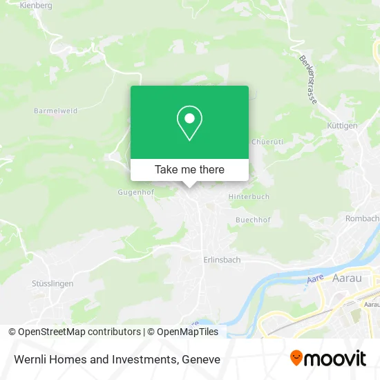 Wernli Homes and Investments map