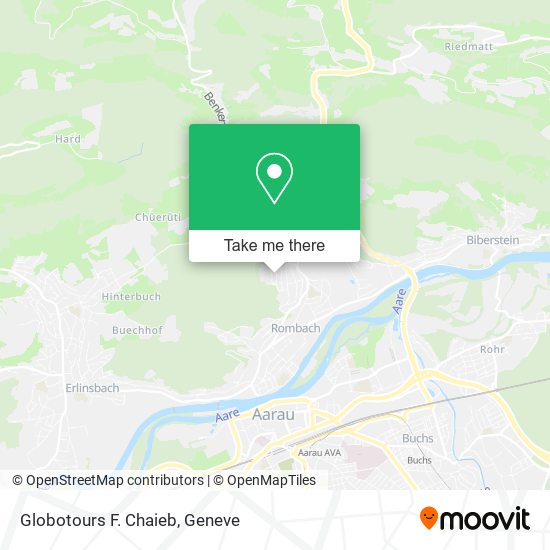 Globotours F. Chaieb map