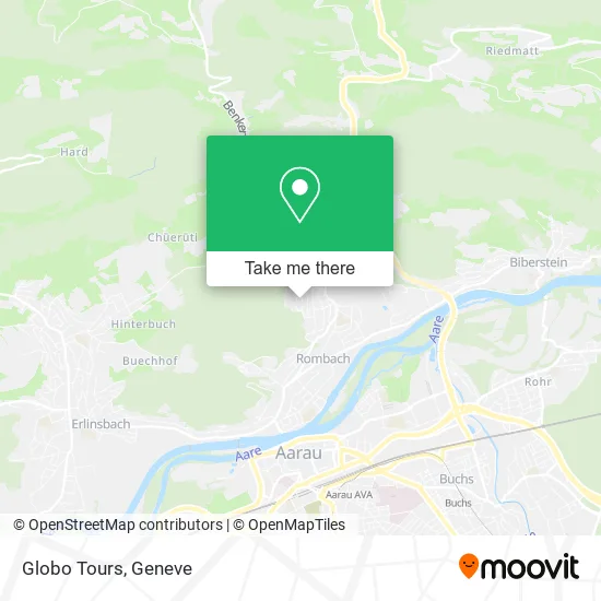 Globo Tours map