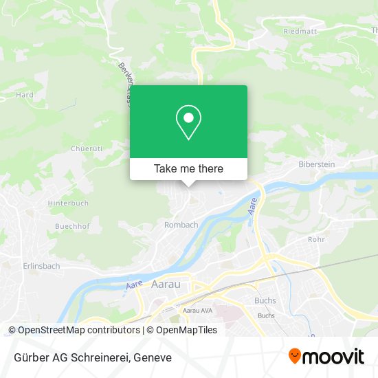 Gürber AG Schreinerei map