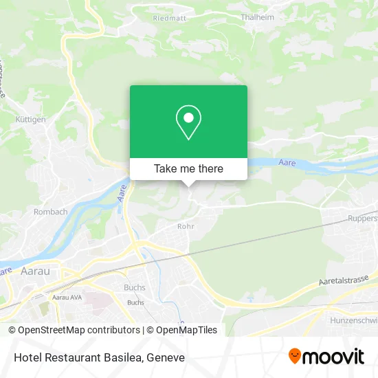 Hotel Restaurant Basilea map