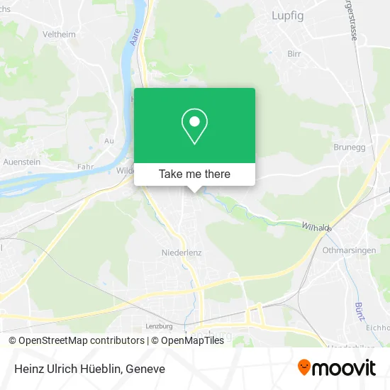 Heinz Ulrich Hüeblin map