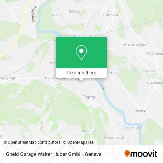 Gheid Garage Walter Huber GmbH map