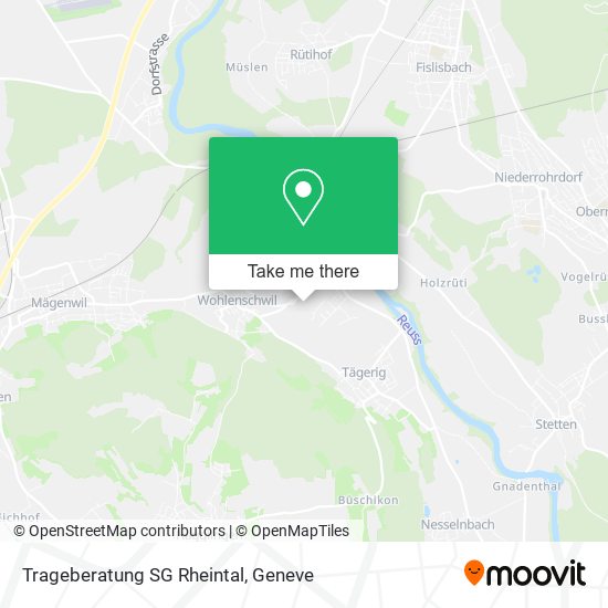 Trageberatung SG Rheintal map