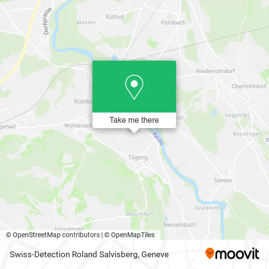 Swiss-Detection Roland Salvisberg map