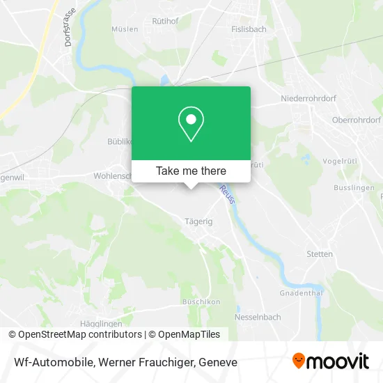 Wf-Automobile, Werner Frauchiger map