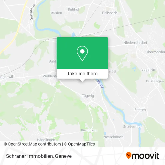Schraner Immobilien map