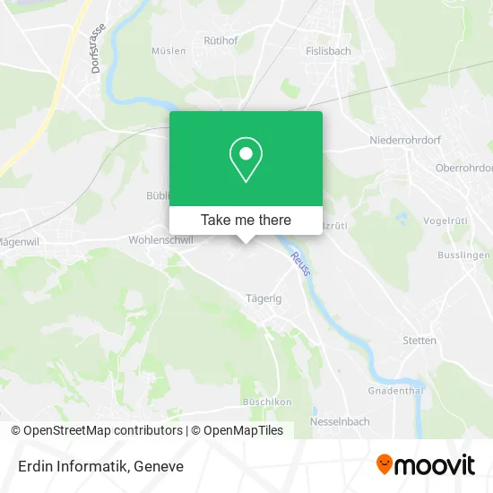 Erdin Informatik map
