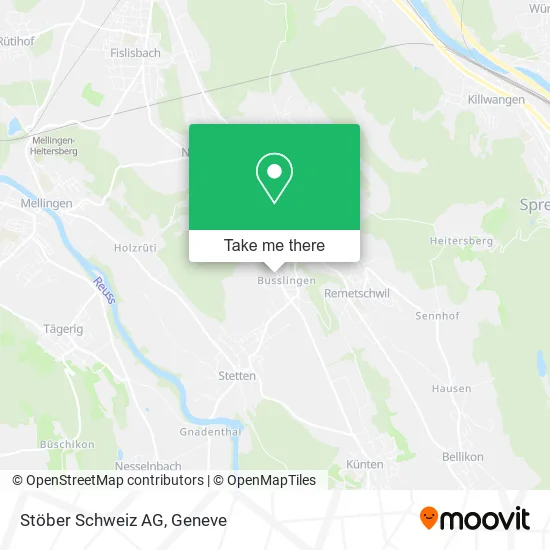 Stöber Schweiz AG map
