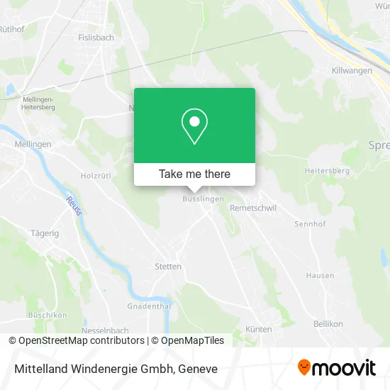 Mittelland Windenergie Gmbh map