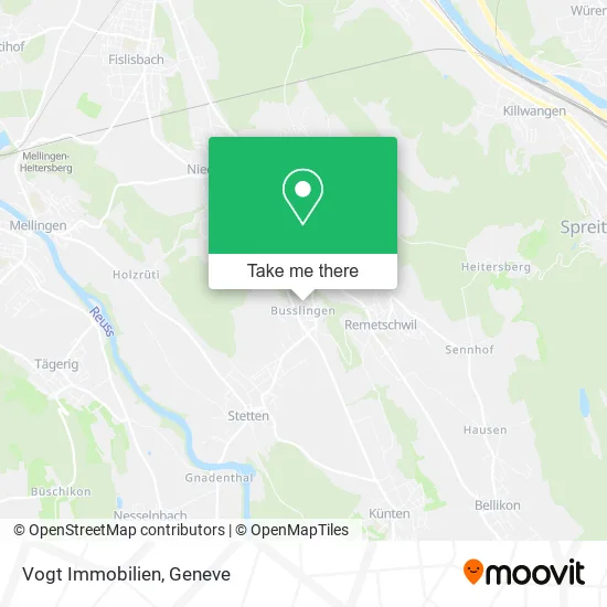 Vogt Immobilien map