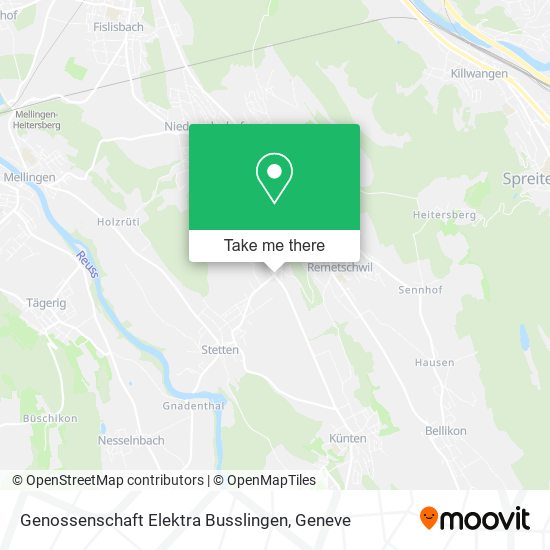 Genossenschaft Elektra Busslingen map