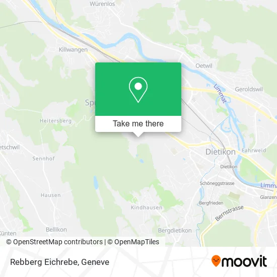 Rebberg Eichrebe map