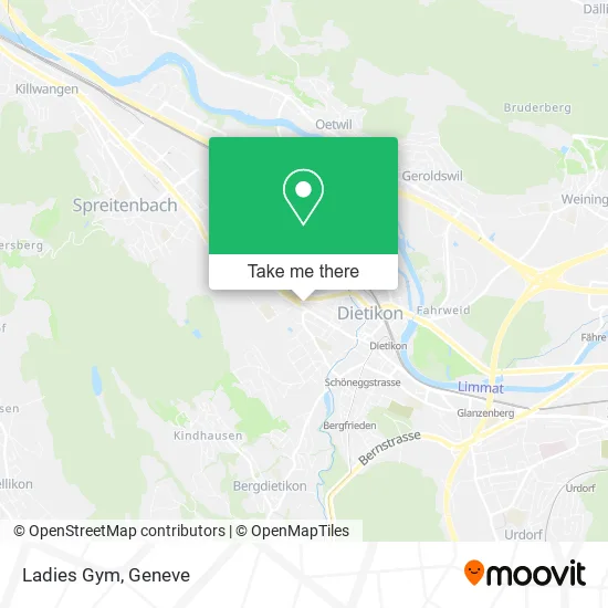 Ladies Gym map