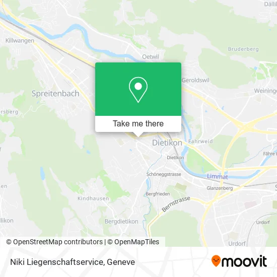 Niki Liegenschaftservice map