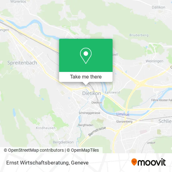 Ernst Wirtschaftsberatung map