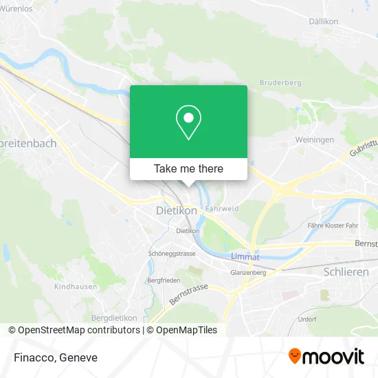 Finacco map