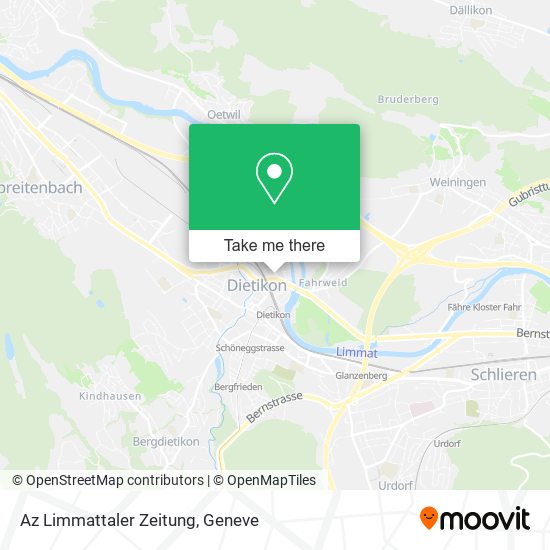 Az Limmattaler Zeitung map