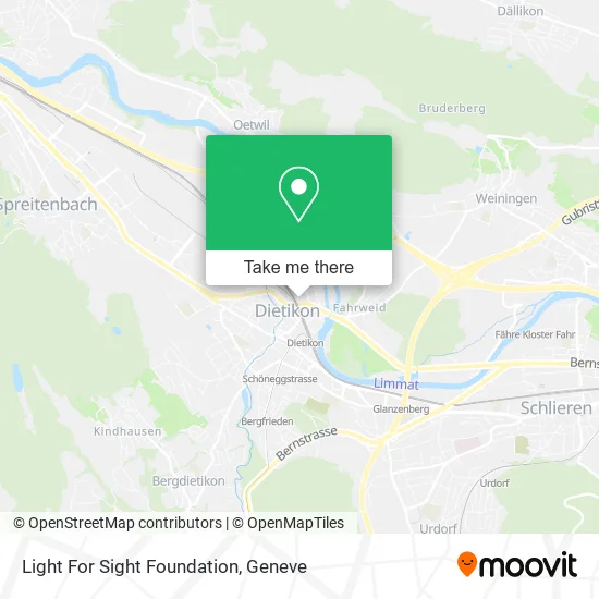 Light For Sight Foundation map
