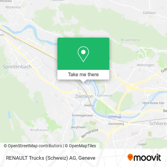 RENAULT Trucks (Schweiz) AG map