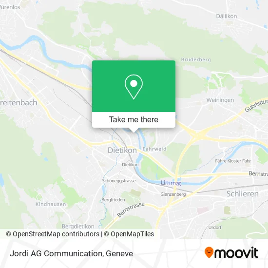 Jordi AG Communication map