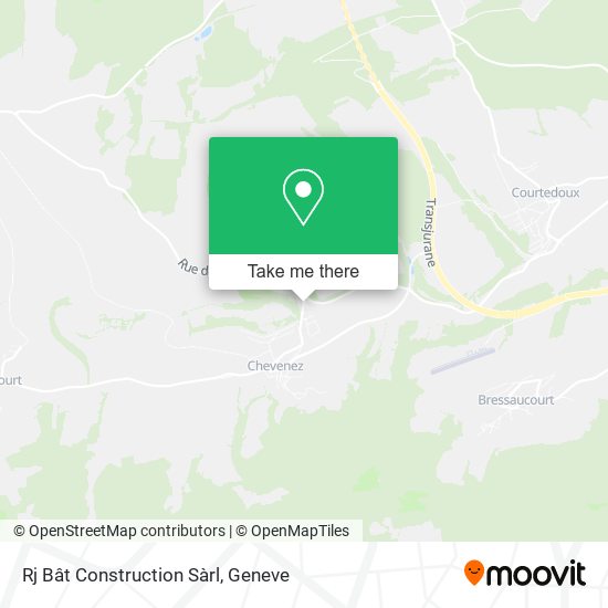 Rj Bât Construction Sàrl map