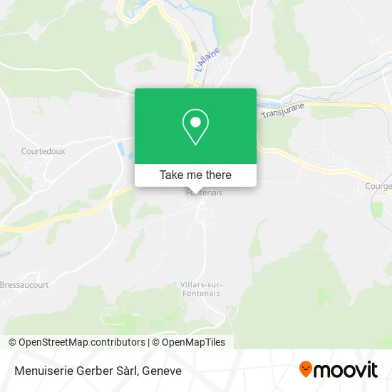 Menuiserie Gerber Sàrl map