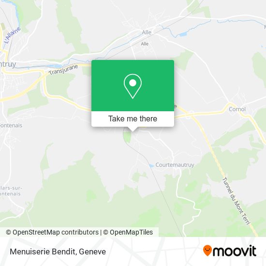 Menuiserie Bendit map