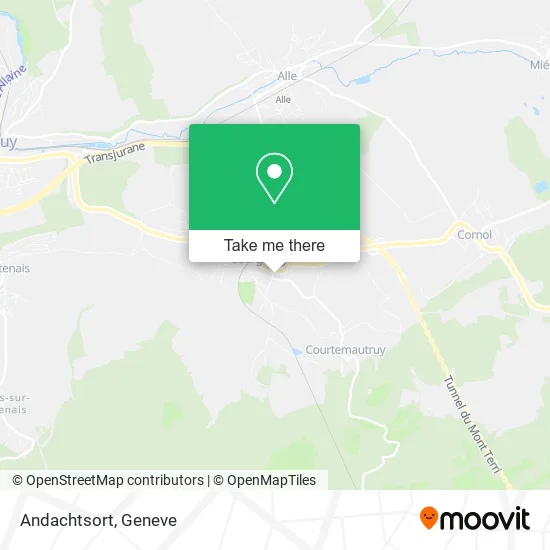 Andachtsort plan
