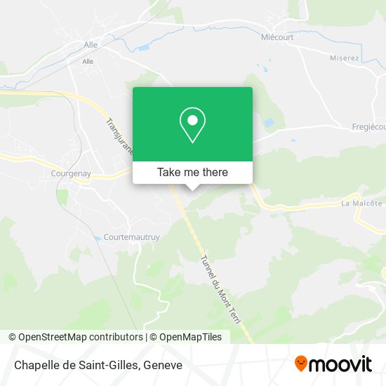 Chapelle de Saint-Gilles map