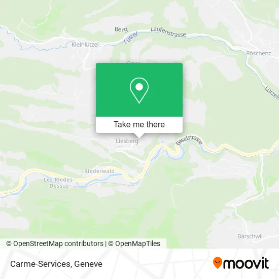 Carme-Services map