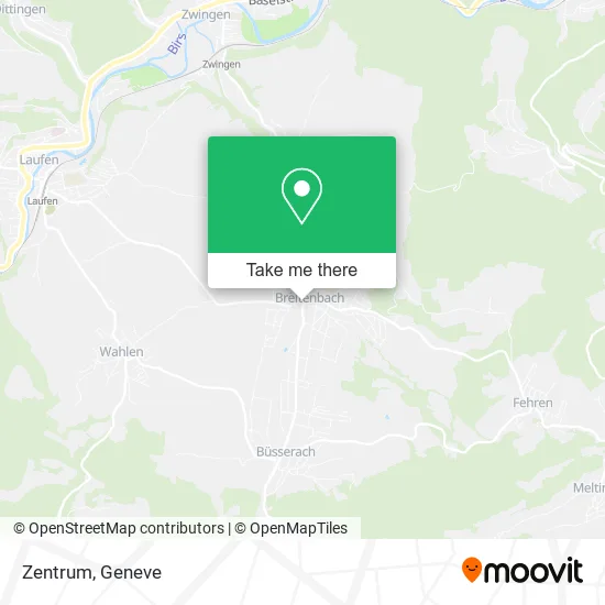 Zentrum map