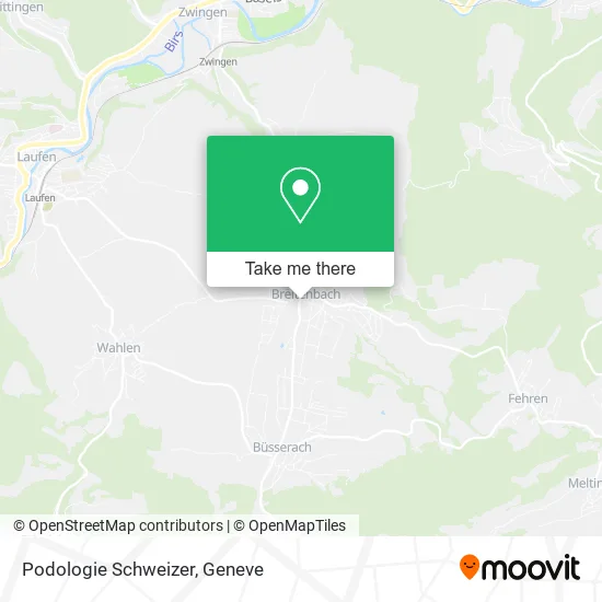 Podologie Schweizer map