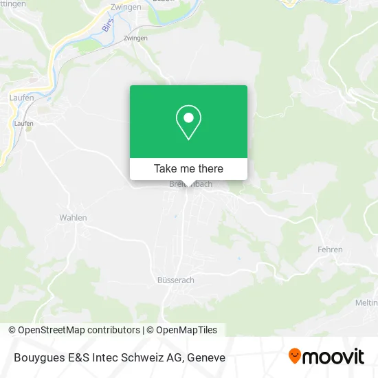 Bouygues E&S Intec Schweiz AG map