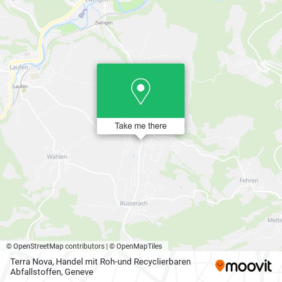 Terra Nova, Handel mit Roh-und Recyclierbaren Abfallstoffen map