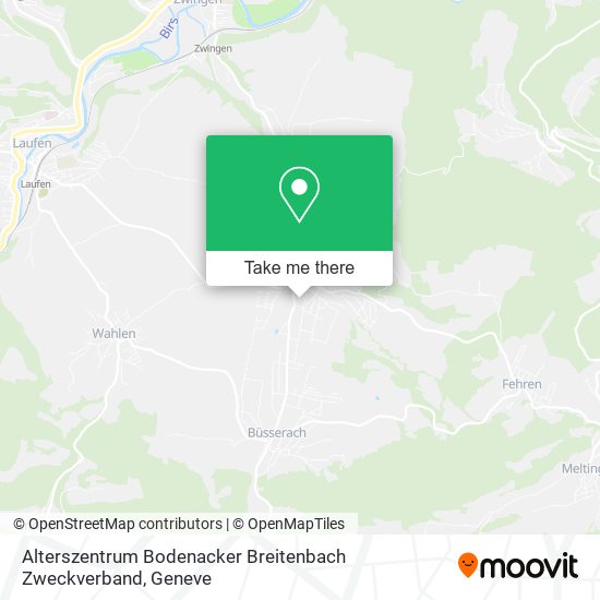Alterszentrum Bodenacker Breitenbach Zweckverband map