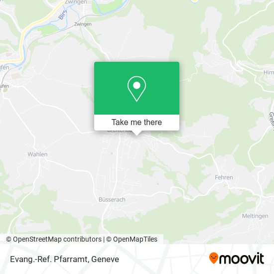 Evang.-Ref. Pfarramt map