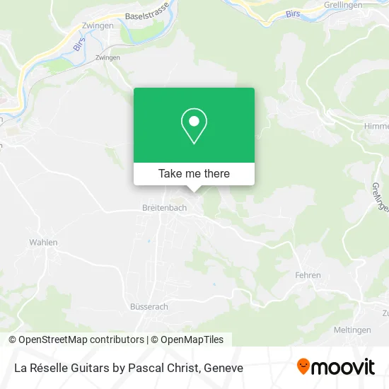 La Réselle Guitars by Pascal Christ map